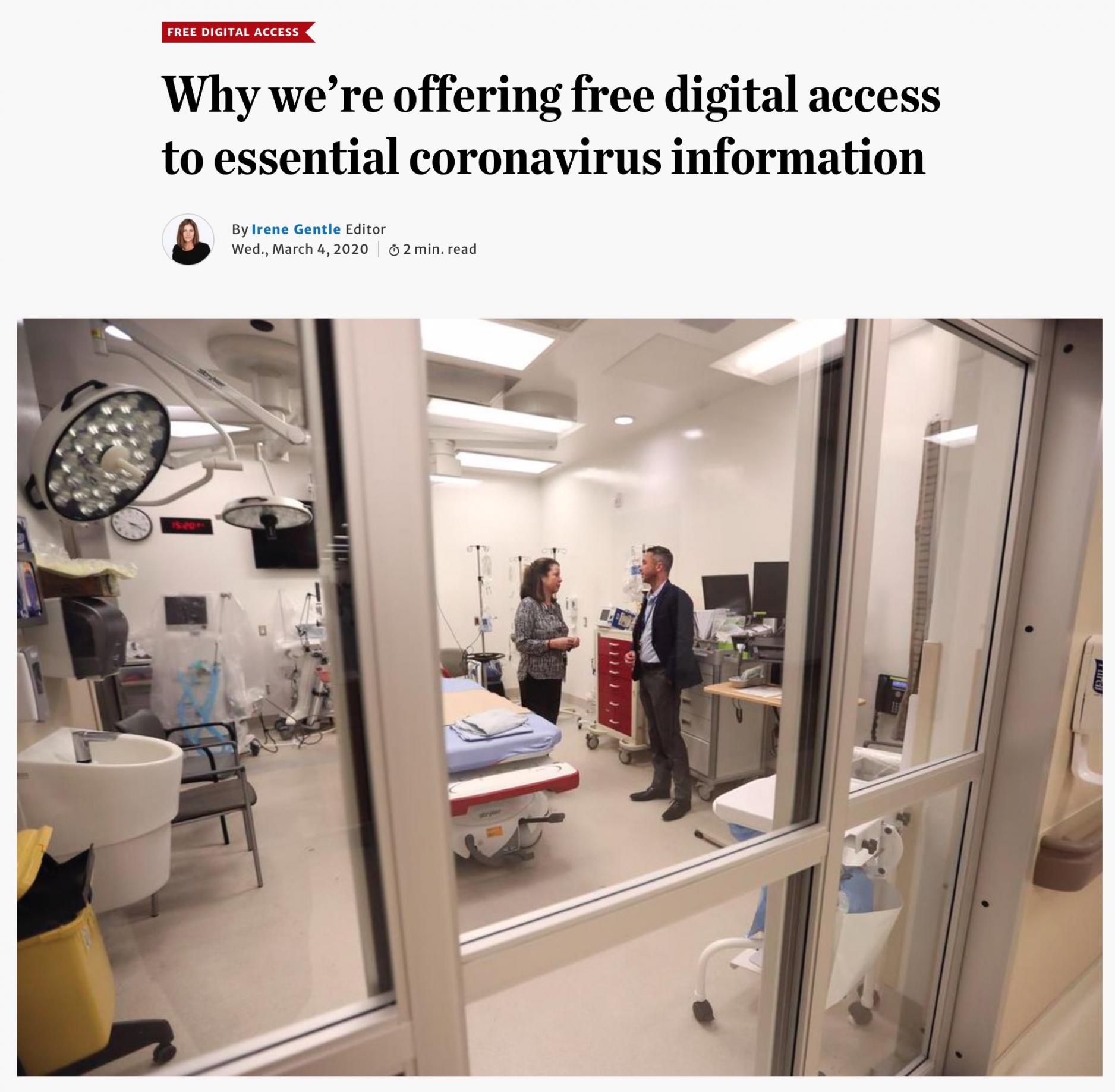 Free Access to Digital Corona Free Access to Digital Corona